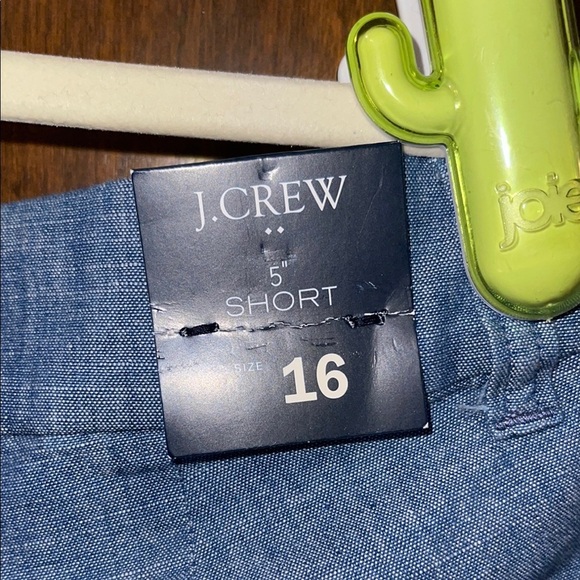 J. Crew Blue Shorts Size 16 NWT - Picture 4 of 5